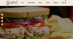 Desktop Screenshot of geminideli.com